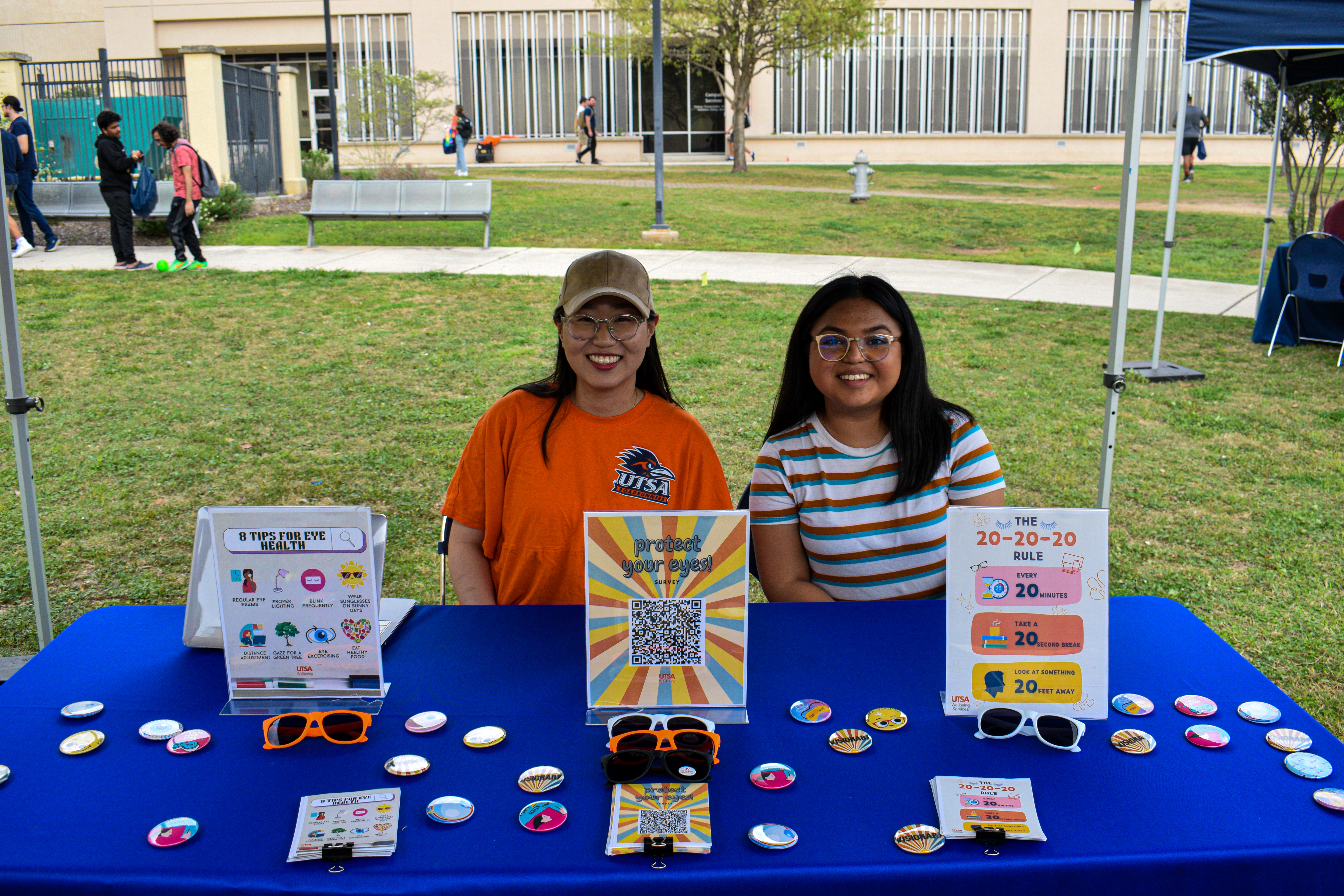 Two UTSA Students Tabling